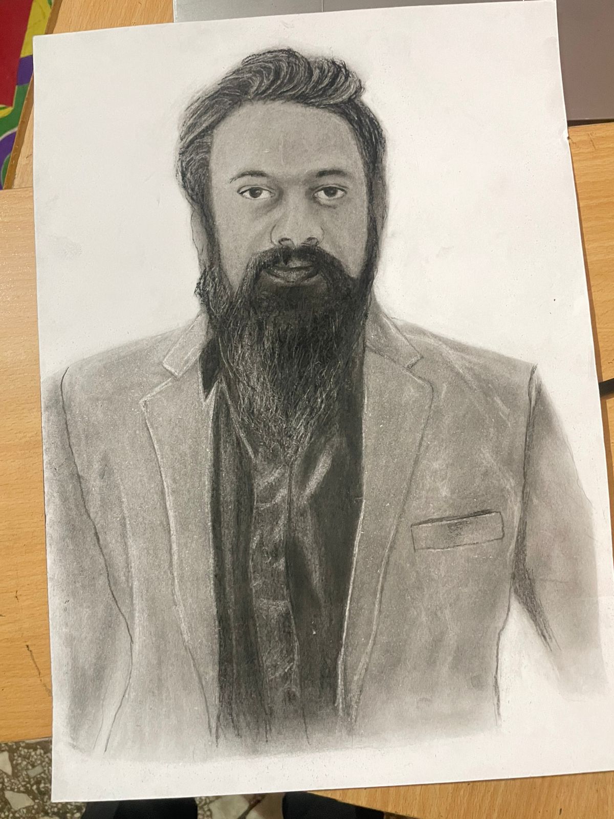Bearded Man in Suit Portrait